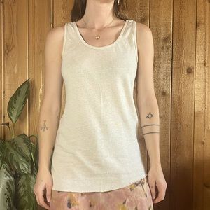 Black Crane natural cotton/hemp Tank size M